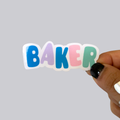 Baker Waterproof Sticker / Magnet