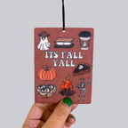 It's Fall Y'all Hanging Car Air Freshener