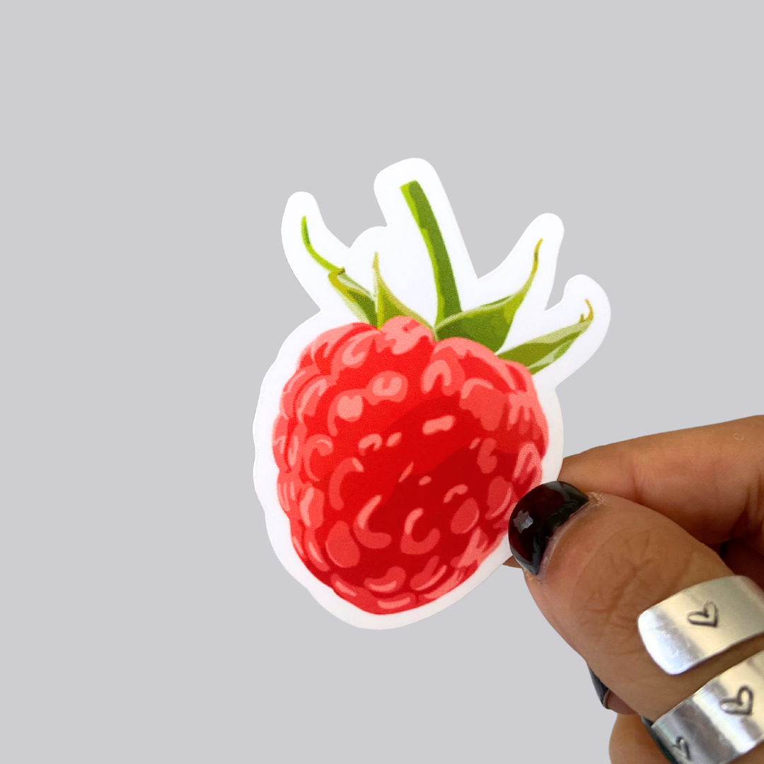 Raspberry Sticker / Magnet