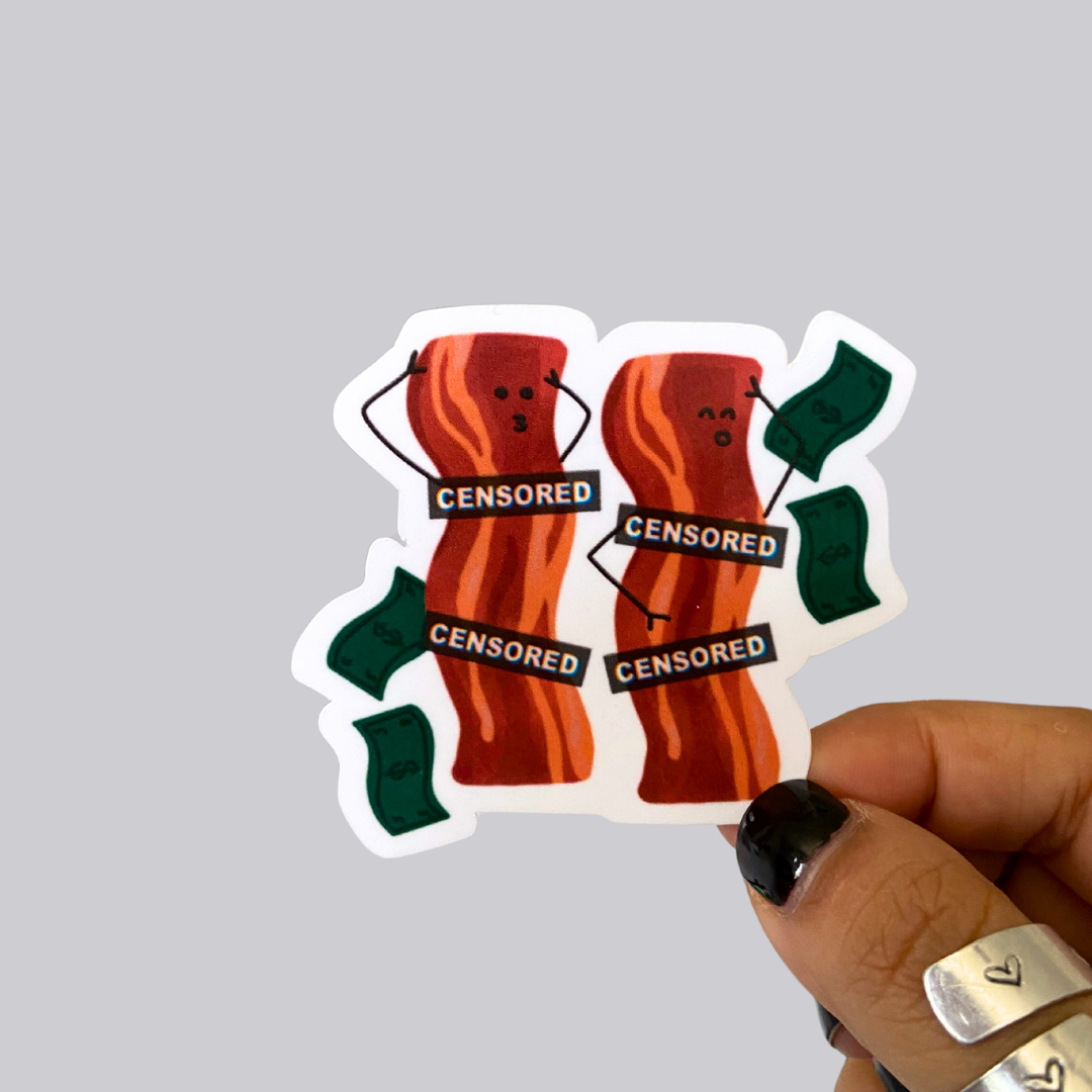 Bacon Strips Sticker / Magnet