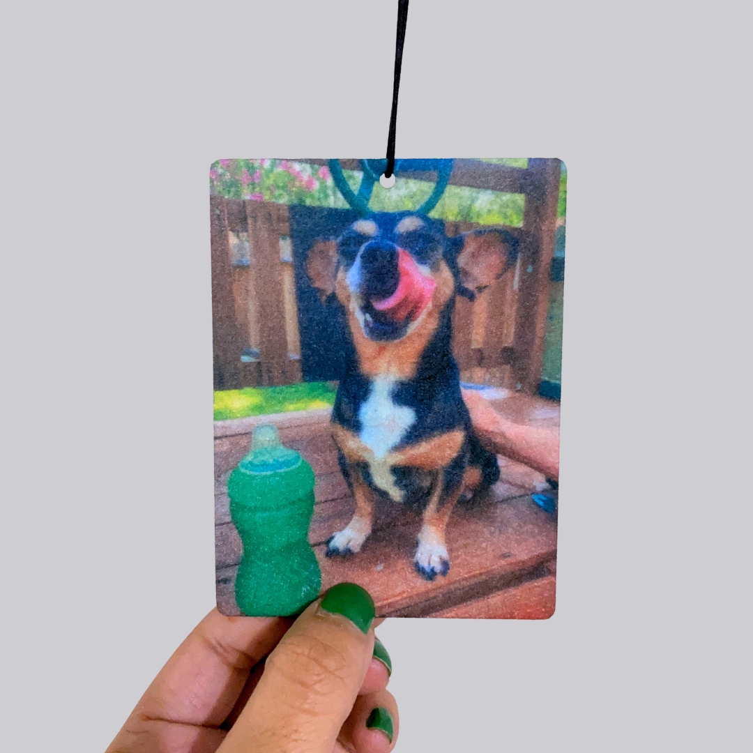Custom Photo Hanging Car Air Freshener