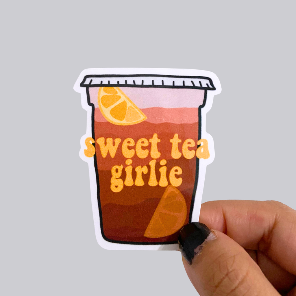 Sweet Tea Girlie Sticker / Magnet