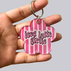 Iced Latte Girlie Acrylic Keychain
