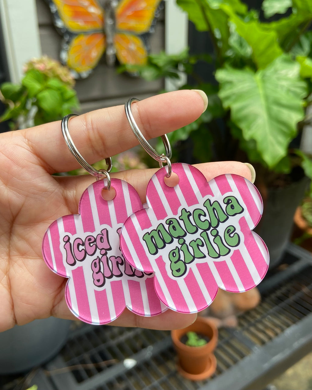 Matcha Girlie Car Accessory Bundle  | Keychain, Car Coaster Set and Air Freshener Fragrance (Copy)