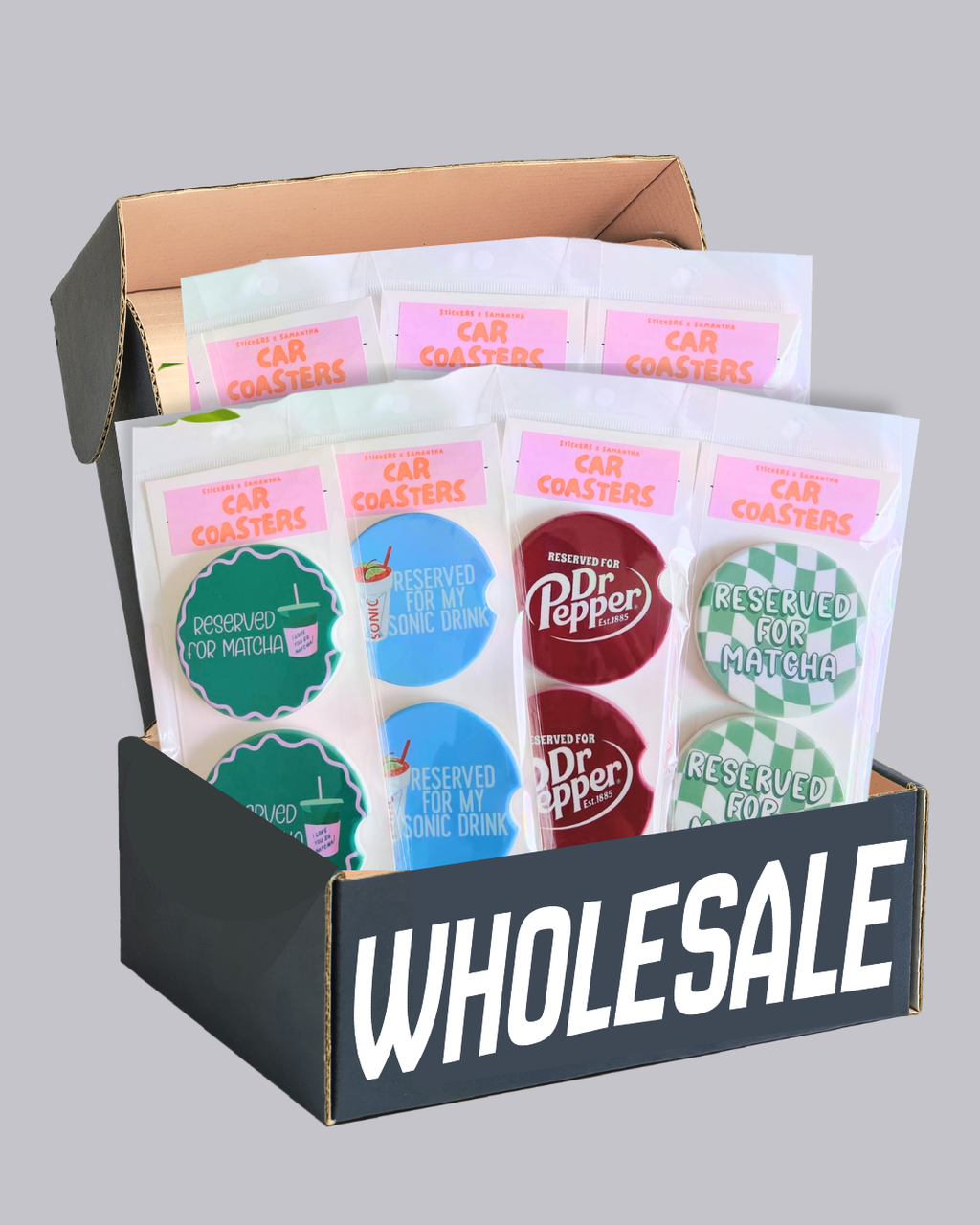 Wholesale Ceramic Car Coaster Sets