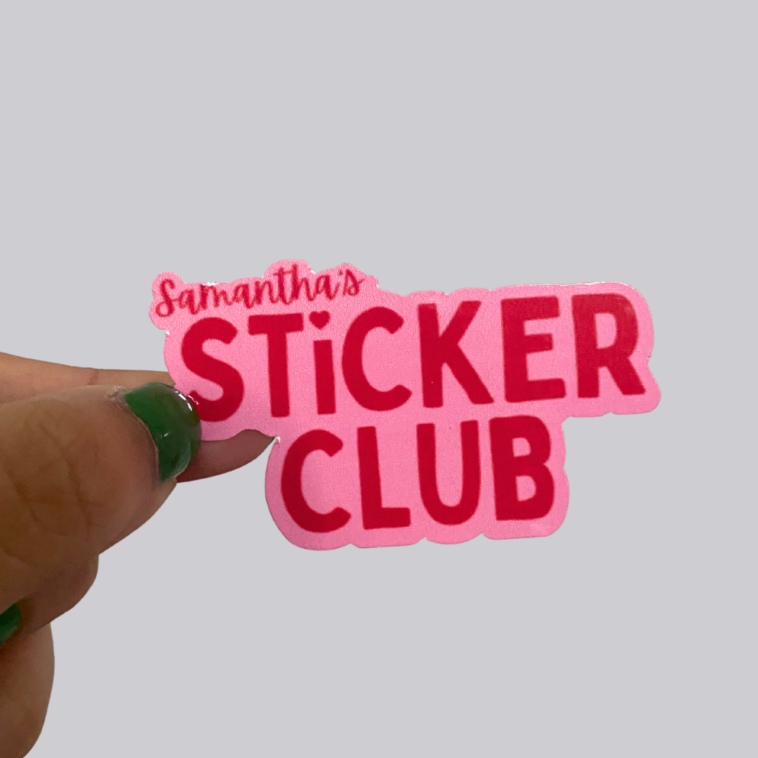 Samantha's Sticker Club Sticker