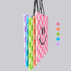 Smiley Face Checker Hanging Car Air Freshener | Car Accessory