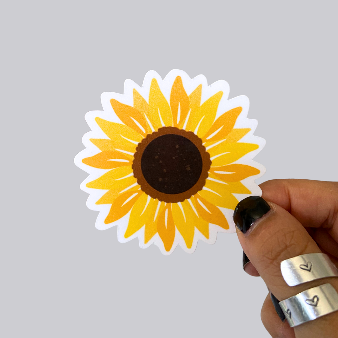Sunflower Sticker / Magnet