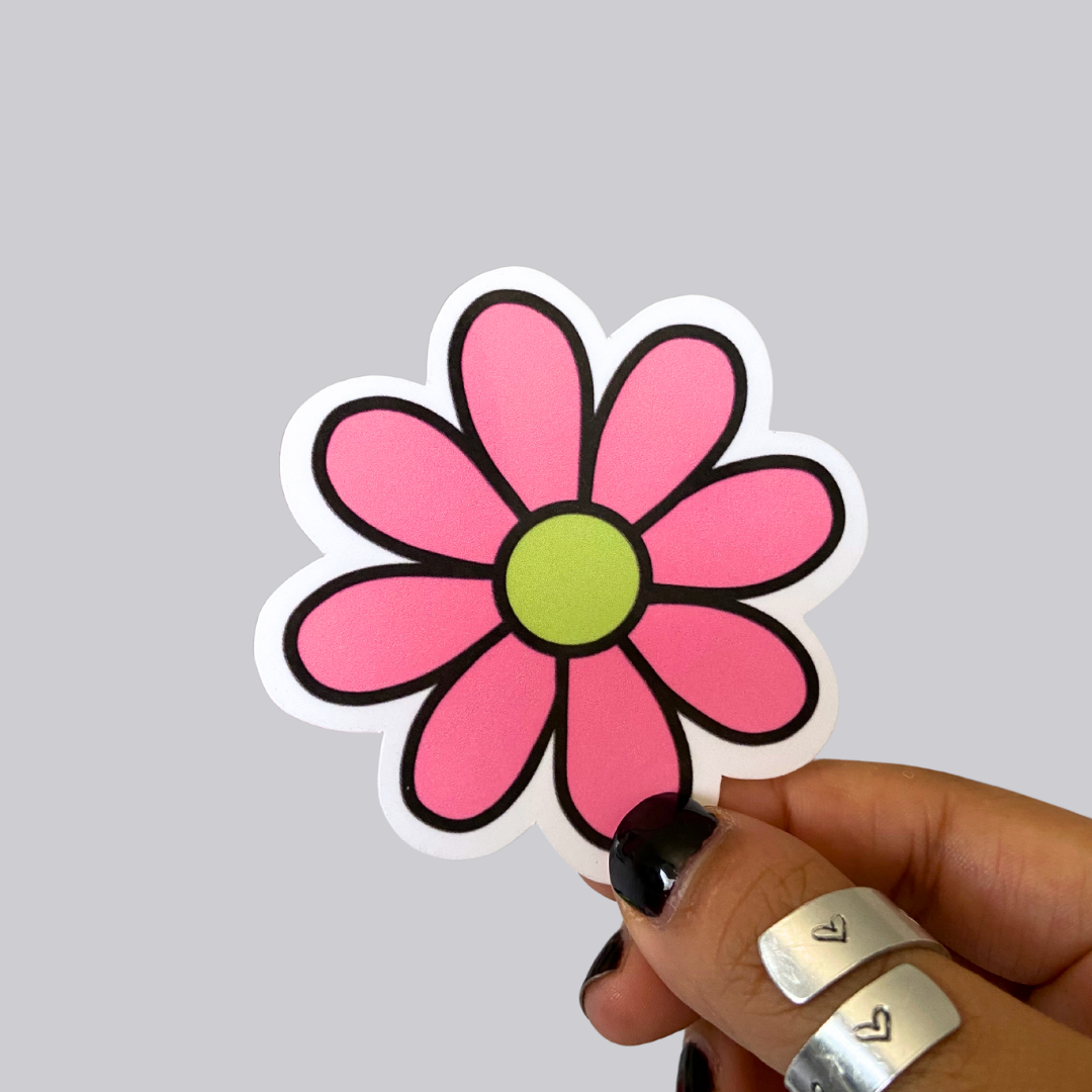 Bright Flower Sticker / Magnet