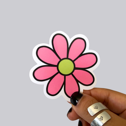 Bright Flower Sticker / Magnet