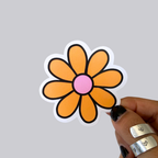 Bright Flower Sticker / Magnet