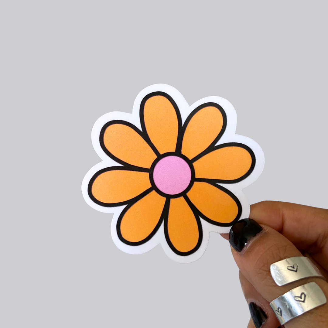 Bright Flower Sticker / Magnet