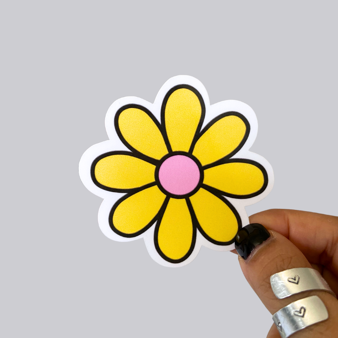Bright Flower Sticker / Magnet