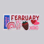 February Valentines Calendar Magnets