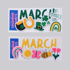 March St. Patricks Day Calendar Magnets