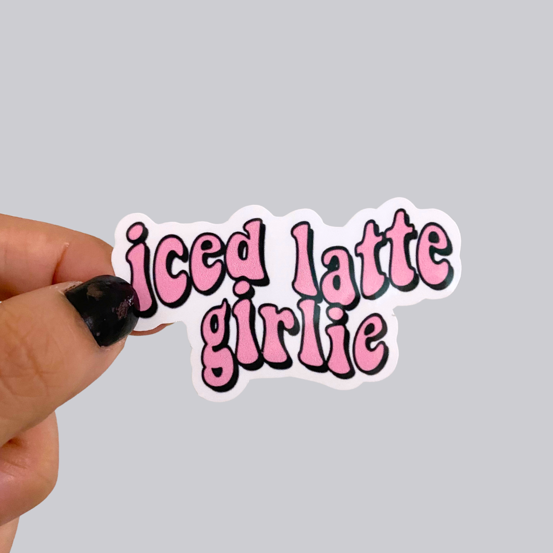 Iced Coffee Girlie Sticker Pack / Magnet