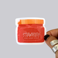 Strawberry Body Scrub Sticker / Magnet