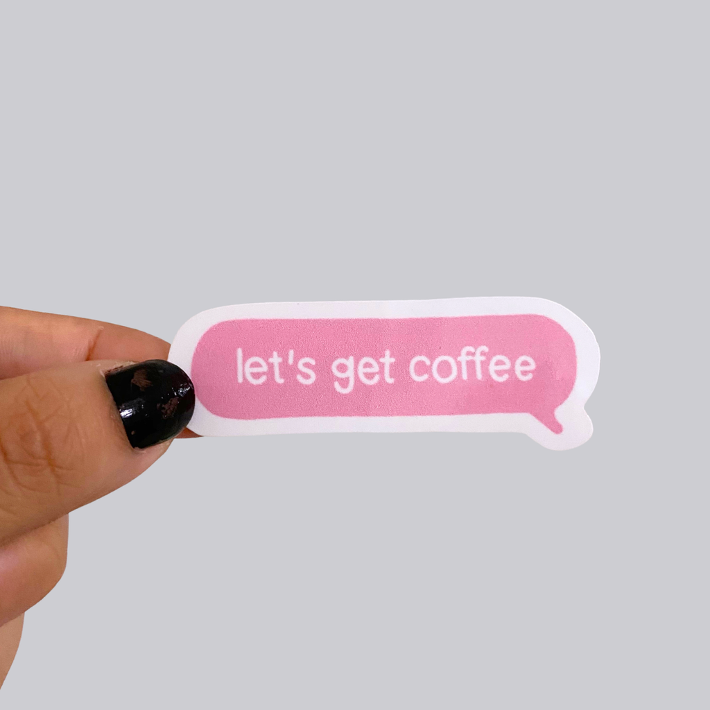 Iced Coffee Girlie Sticker Pack / Magnet