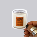 Cinnamon Candle Sticker / Magnet