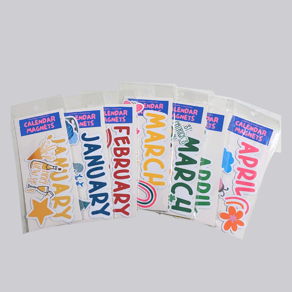 Build Your Bundle 12 Calendar Magnet Packs