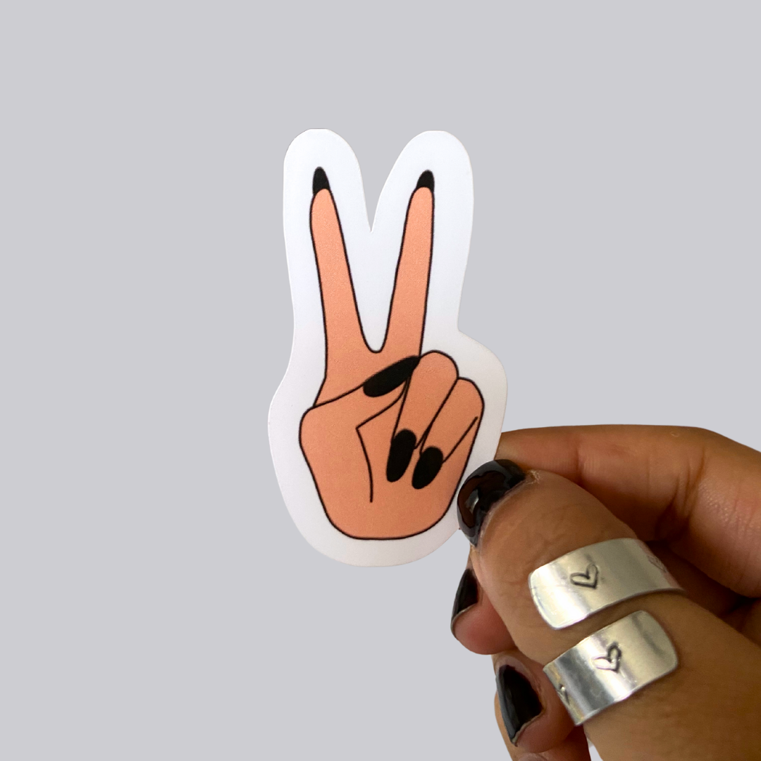 Peace Sign Sticker / Magnet