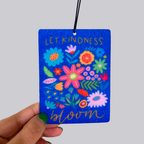 Let Kindness Bloom Hanging Car Air Freshener