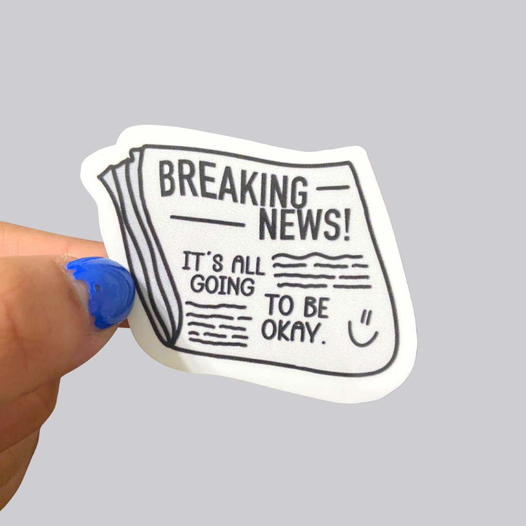 Breaking News Sticker / Magnet