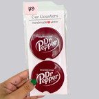 Soda Ceramic Car Coasters