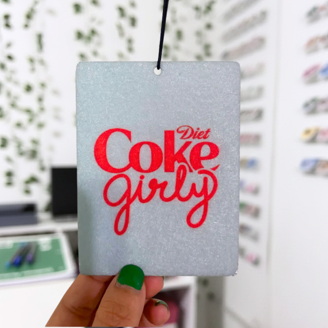 Soda Girly Hanging Car Air Freshener | Car Accessory Fragrance