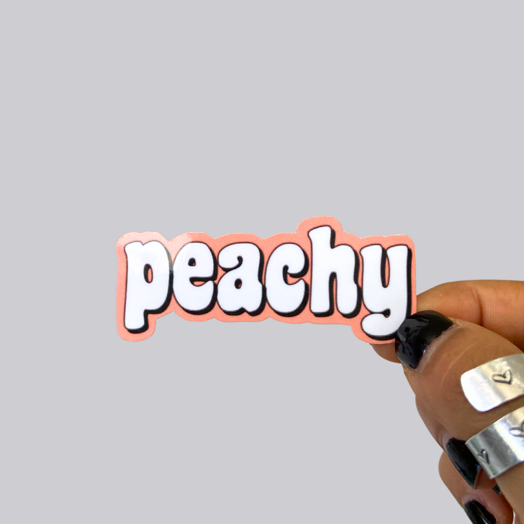 Peachy Sticker / Magnet