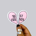 Best Friends Heart Sticker / Magnet Pack