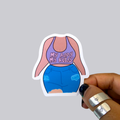 My Body My Rules Sticker / Magnet