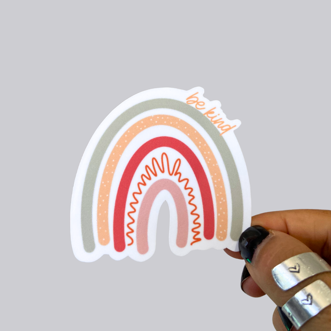 Be Kind Rainbow Sticker / Magnet