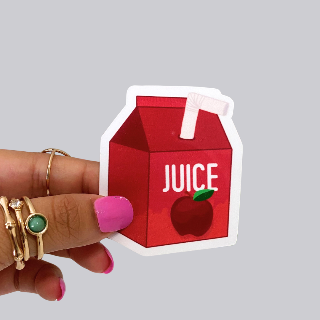 Apple Juice Sticker / Magnet