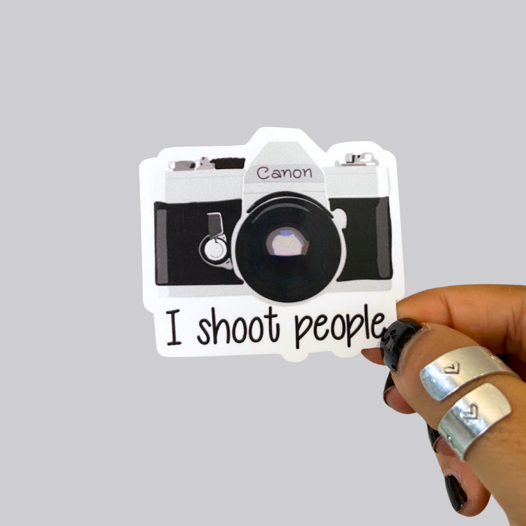Photographer Camera Sticker / Magnet