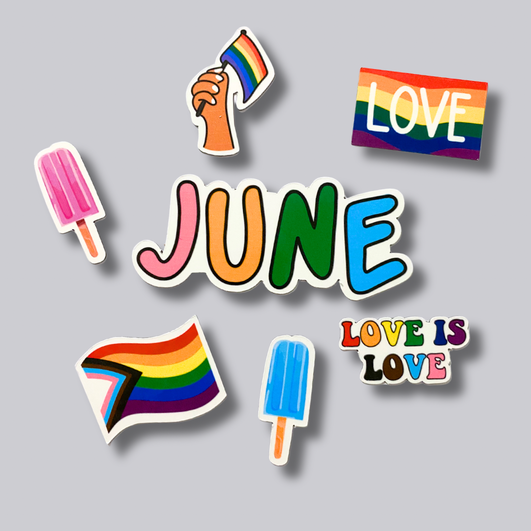 June Pride Calendar Magnets