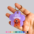Stay Golden Acrylic Keychain