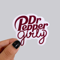 Dr Pepper Girly Sticker / Magnet