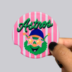 Orbit Car Accessory Bundle | Houston Sports Keychain, Car Coaster Set and Air Freshener Fragrance