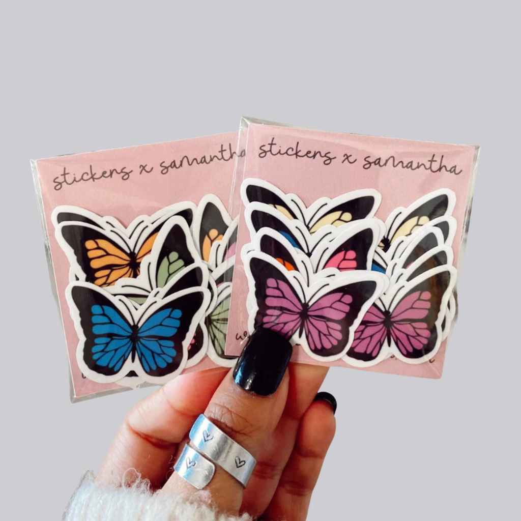 Butterfly Mini Sticker / Magnet Pack