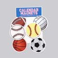 Sports Game Practice Indicator Calendar Magnets
