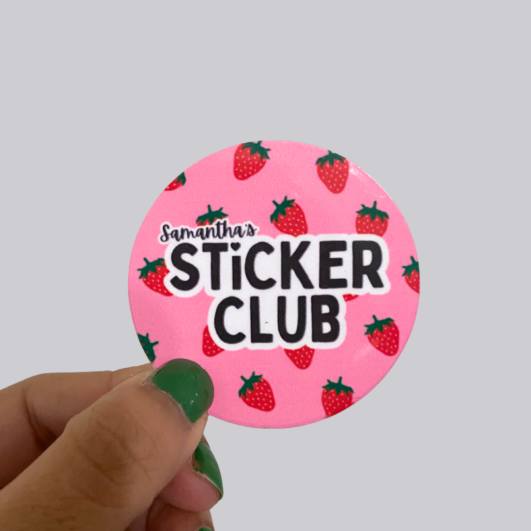 Strawberry Samantha's Sticker Club Sticker