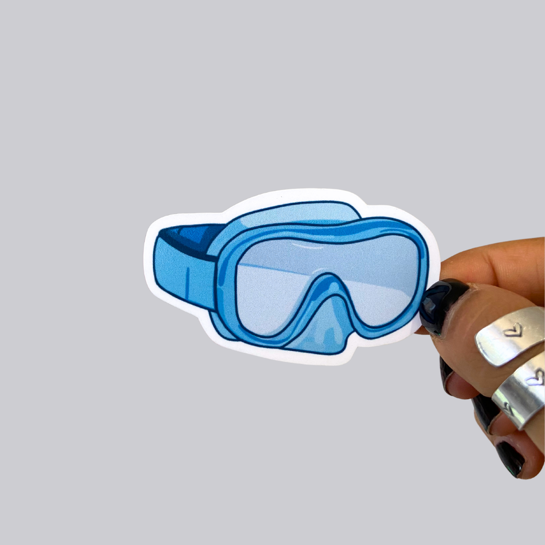 Scuba Mask Sticker / Magnet