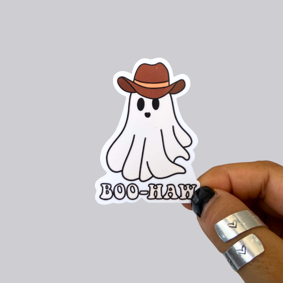 Ghost Cowboy Sticker / Magnet