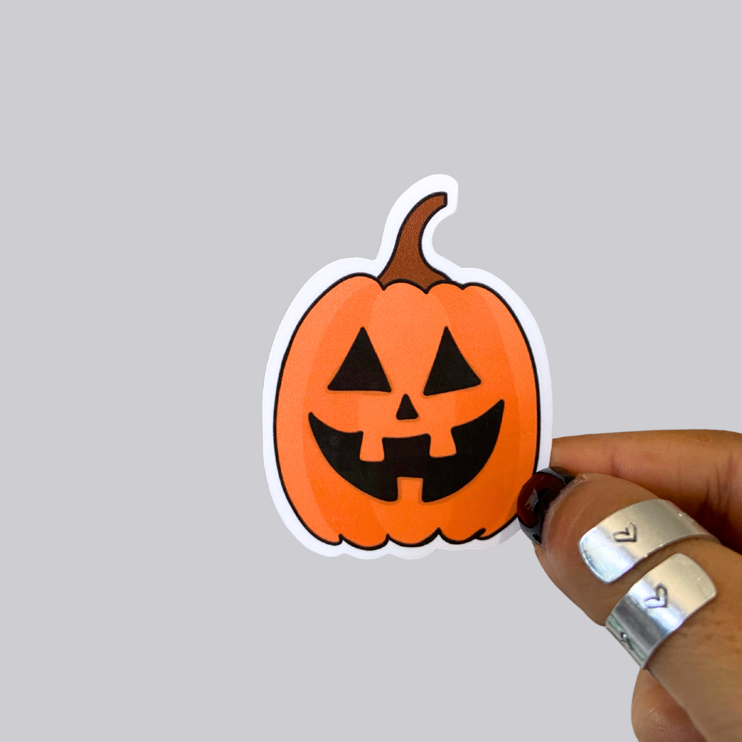 Jac-o-Lantern Tall Sticker / Magnet