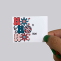 Ho Ho Ho Christmas Gift Tag Sticker