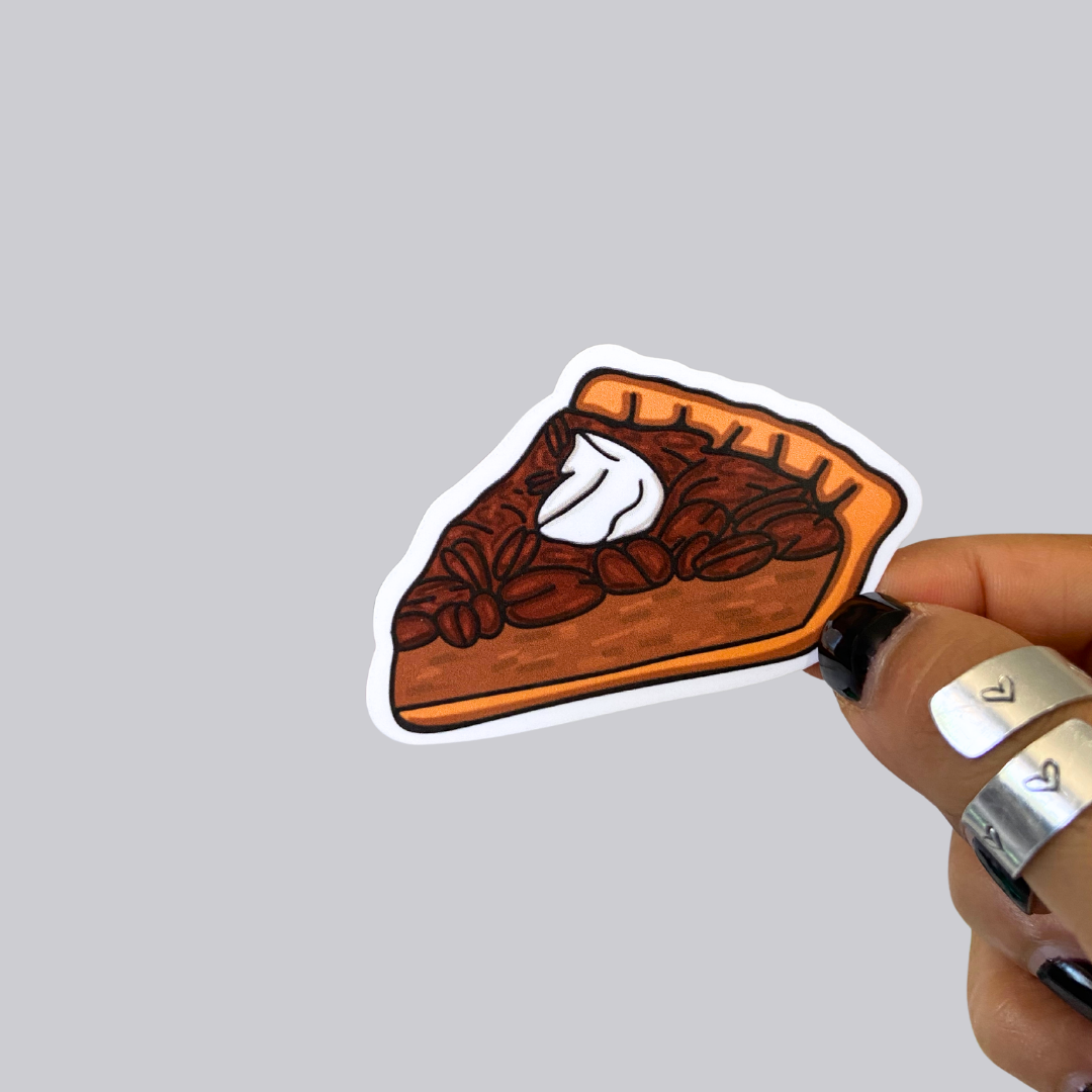 Pecan Pie Slice Sticker / Magnet