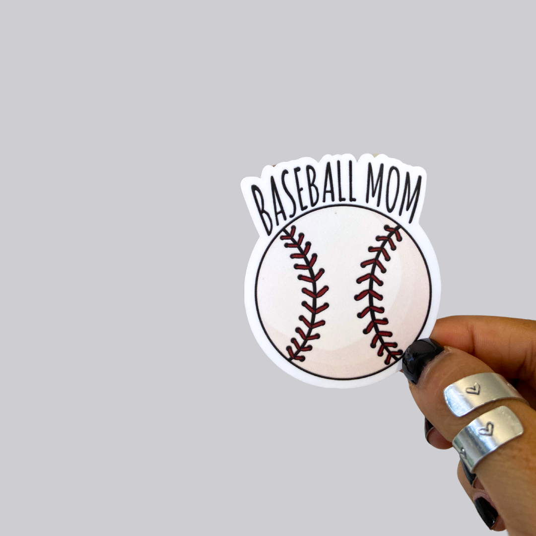 Baseball Mom Sticker / Magnet