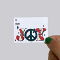 Joy Christmas Gift Tag Sticker