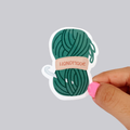 Crochet Knitting Yarn Sticker / Magnet